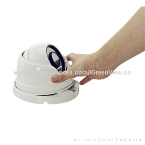 Sony Color CCD 650TVL Vandal-proof IR Dome Camera with One Screw Design for Easy Installation